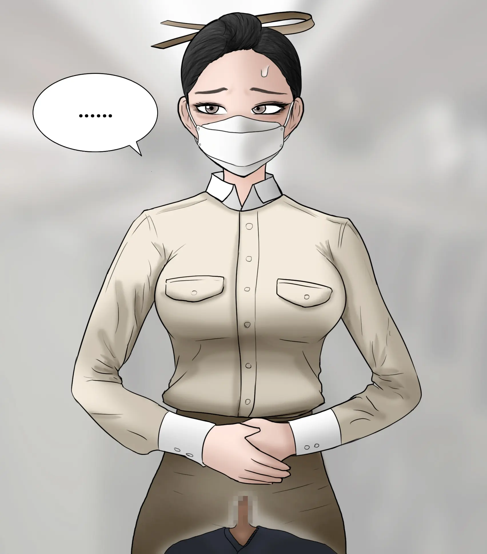 꼬추크기로 좌석이 결정되는 만화